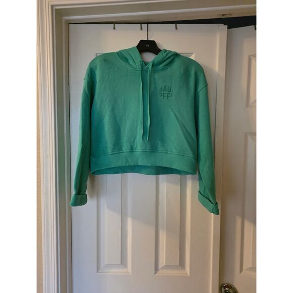 Mint Green Cropped Hoodie - New With Tags! - Picture 1 of 2